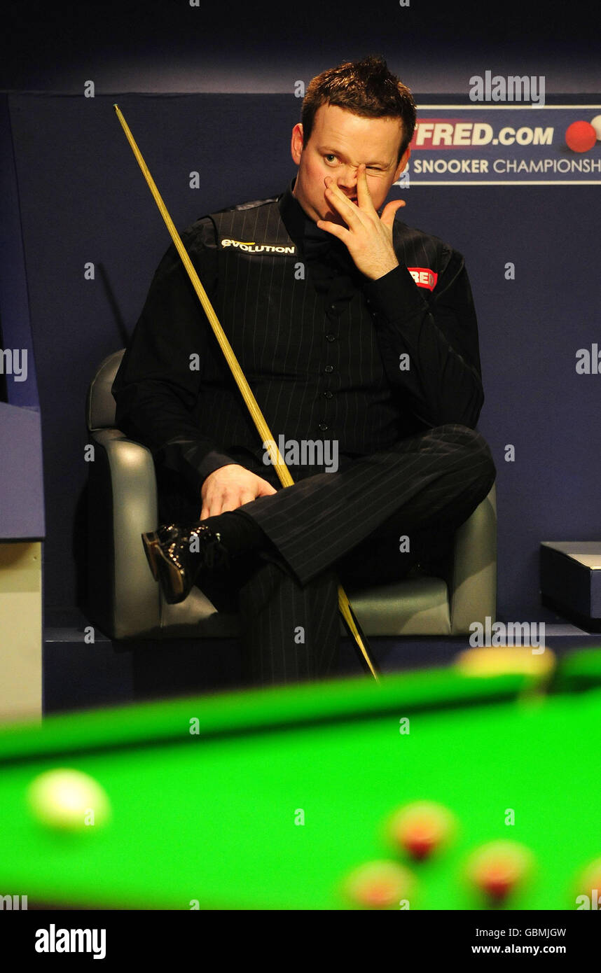 Englands shaun murphy final betfred com world snooker championship crucible theatre hi-res stock photography and images