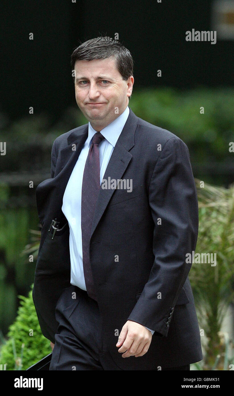 International Development Secretary Douglas Alexander arrives today for a Cabinet Meeting at 10 Downing Street. Stock Photo