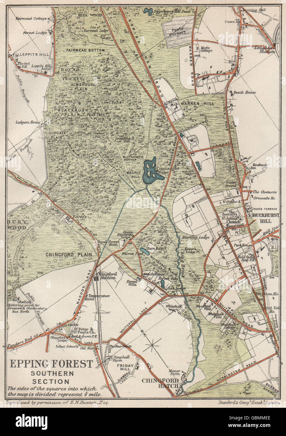 Map of chingford hires stock photography and images Alamy