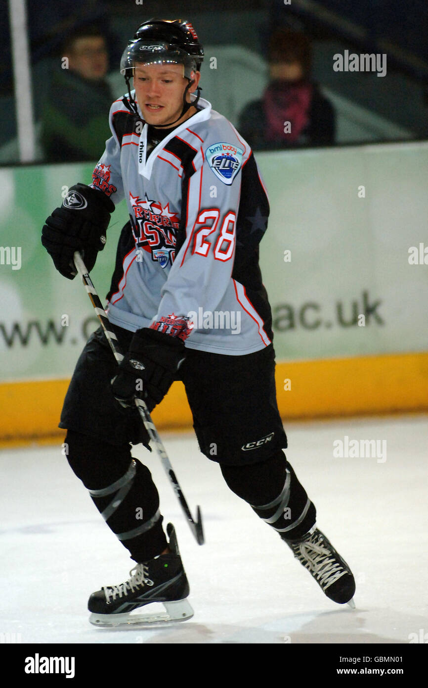 Ice Hockey - All Star Elite League - Northern All Stars v Southern All Stars - Coventry Skydome. Newcastle's Jez Lundin representing the Northern All Stars during the Elite League All Star match at the Coventry Skydome, Coventry Stock Photo