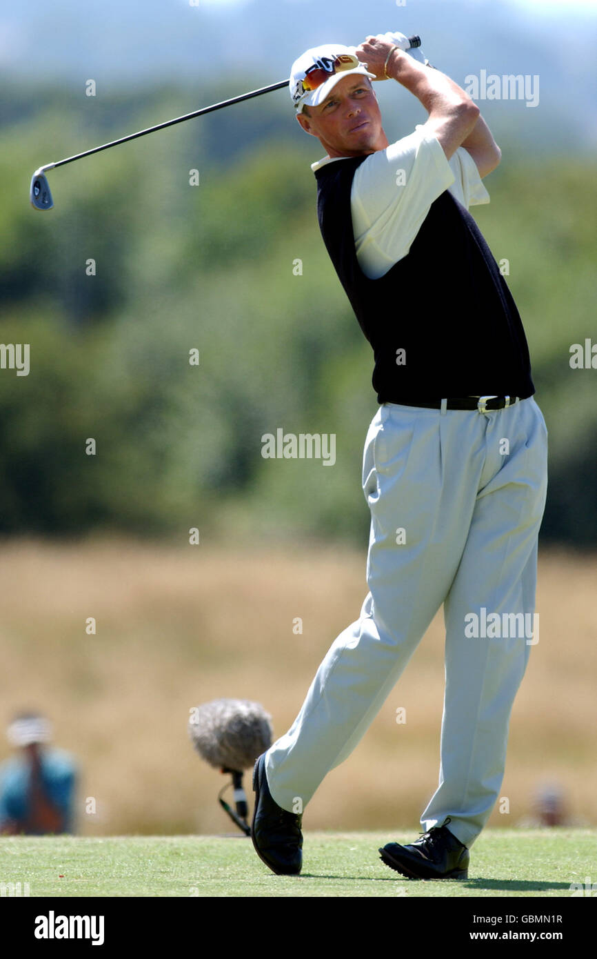 Golf The Open Golf Championship Sandwich Second Round Stock Photo