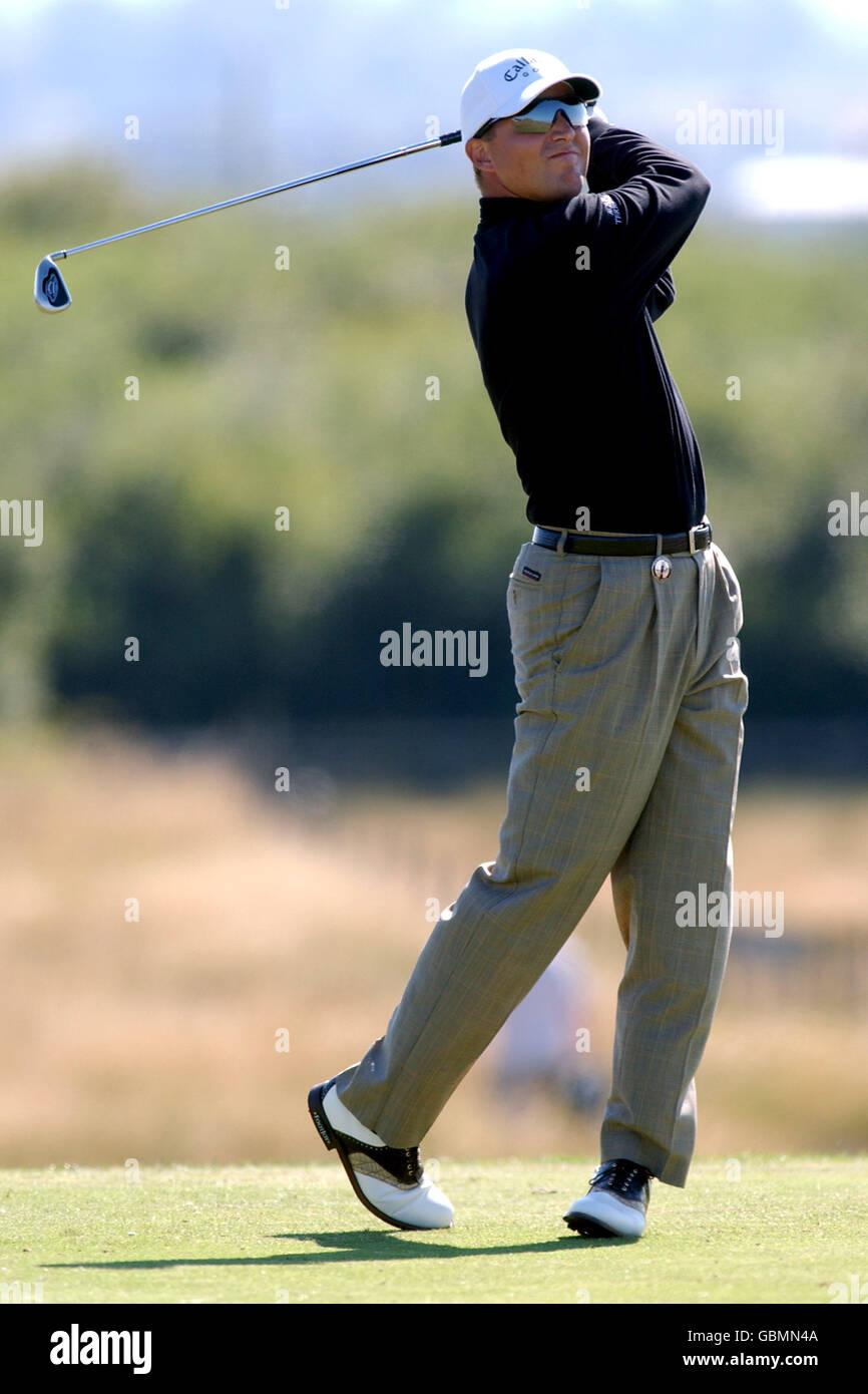 Golf The Open Golf Championship Sandwich Second Round Stock Photo