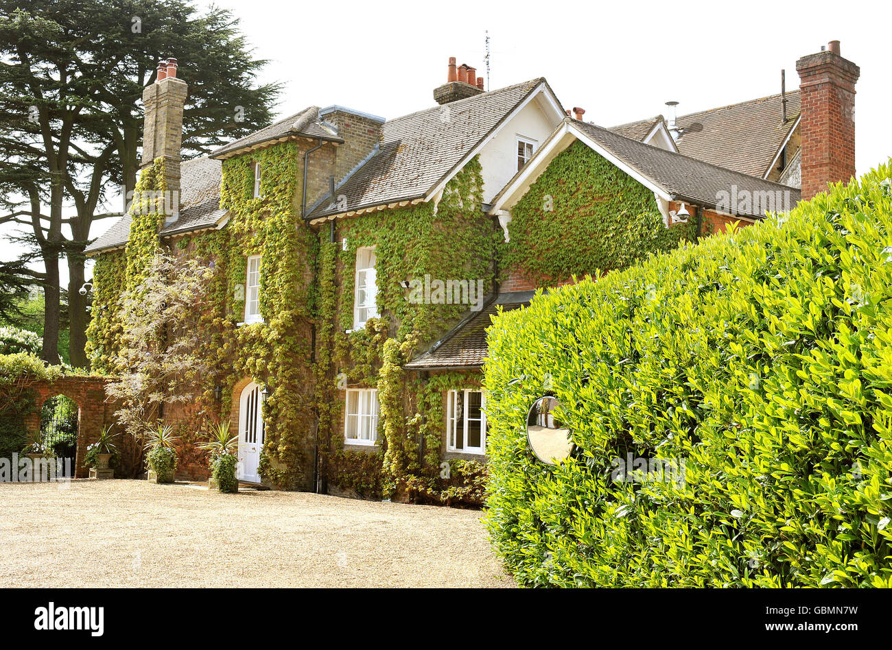 The Old Rectory, Ken and Barbara Follett's country home in Knebworth near Stevenage, Hertfordshire. Stock Photo