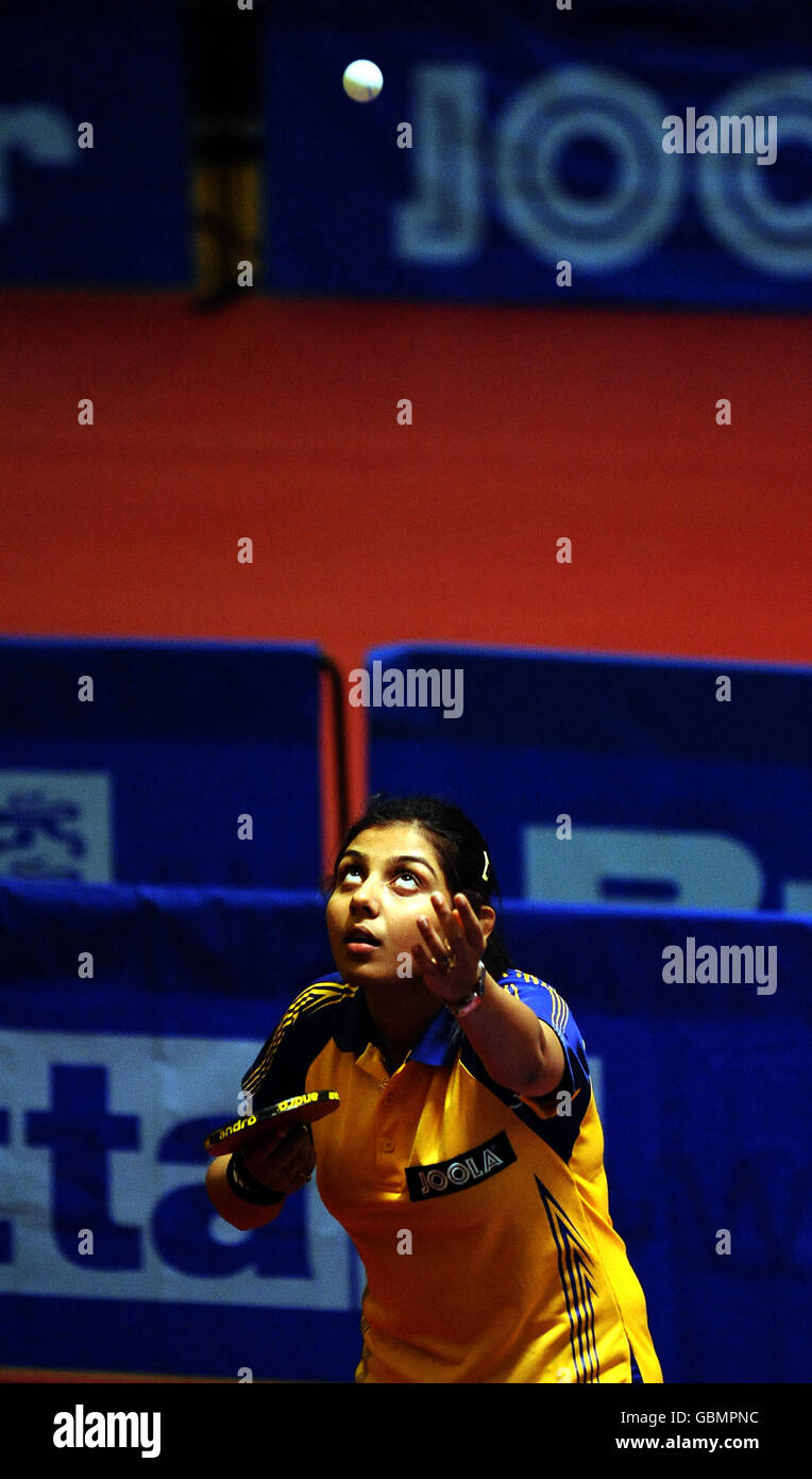 TABLE TENNIS India's Table Tennis tour England v India Dormers