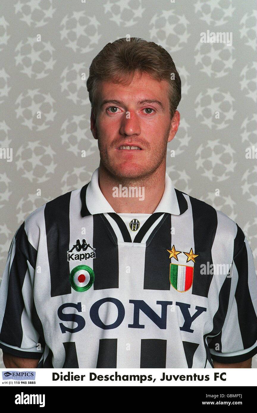 UEFA Champions League 1995/96 .... Didier Deschamps, Juventus FC Stock  Photo - Alamy