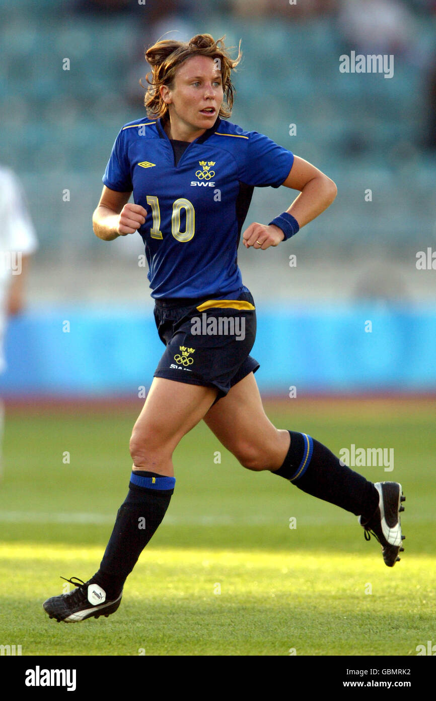 Soccer - Athens Olympic Games 2004 - Women's First Round - Group E - Sweden v Japan Stock Photo