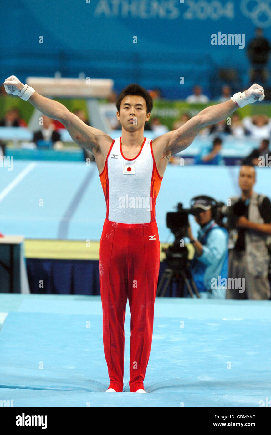 Gymnastics athens olympic games 2004 gymnastics mens team final hires