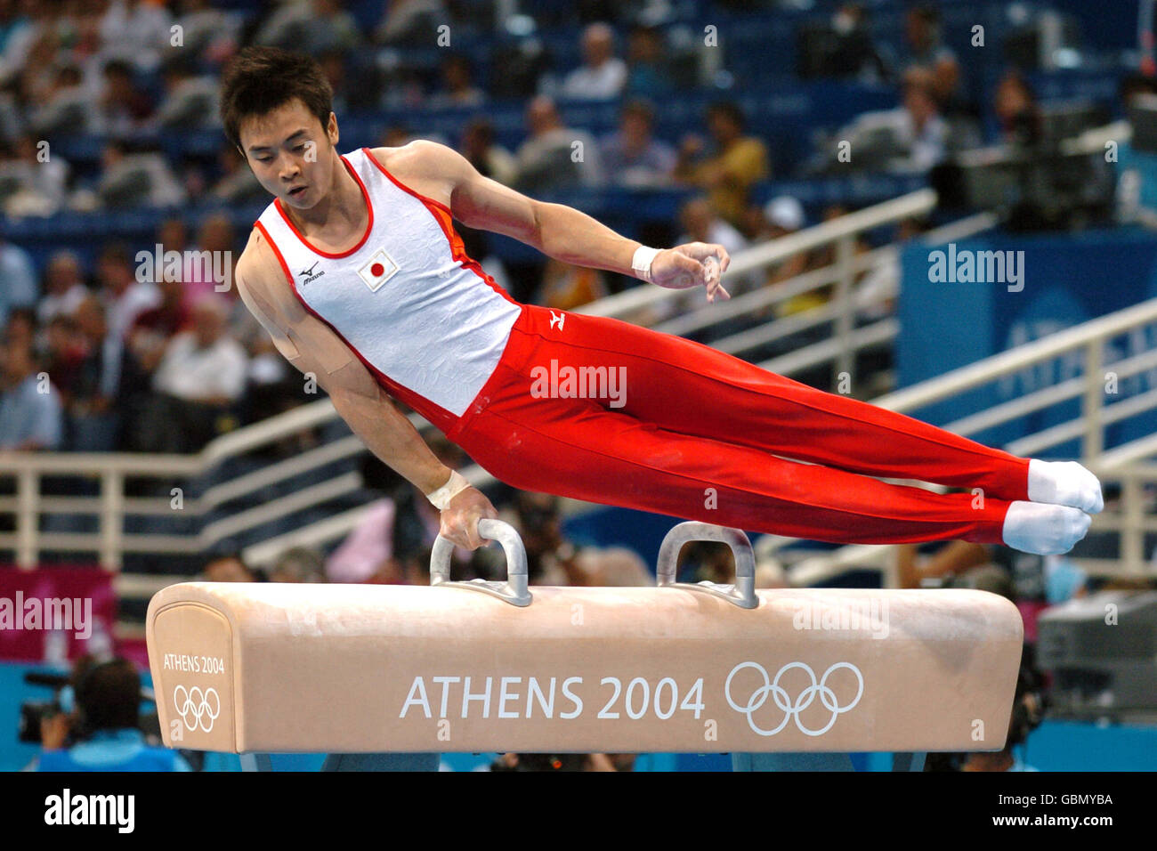 The Olympic Games Athens. 2004 Artistic Gymnastics Stock Photo - Alamy