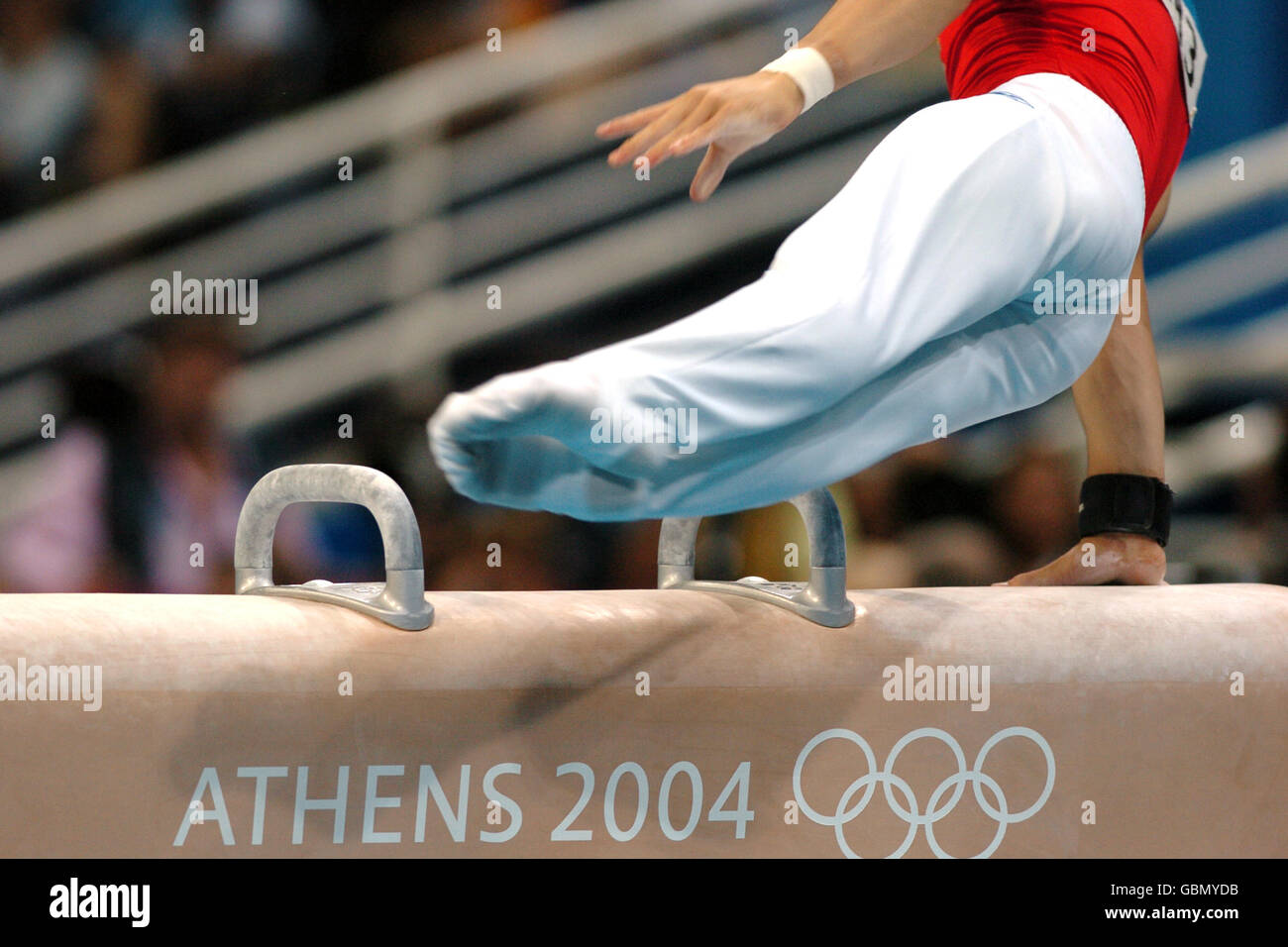 Gymnastics Athens Olympic Games 2004 Men's Team Final. Korea's