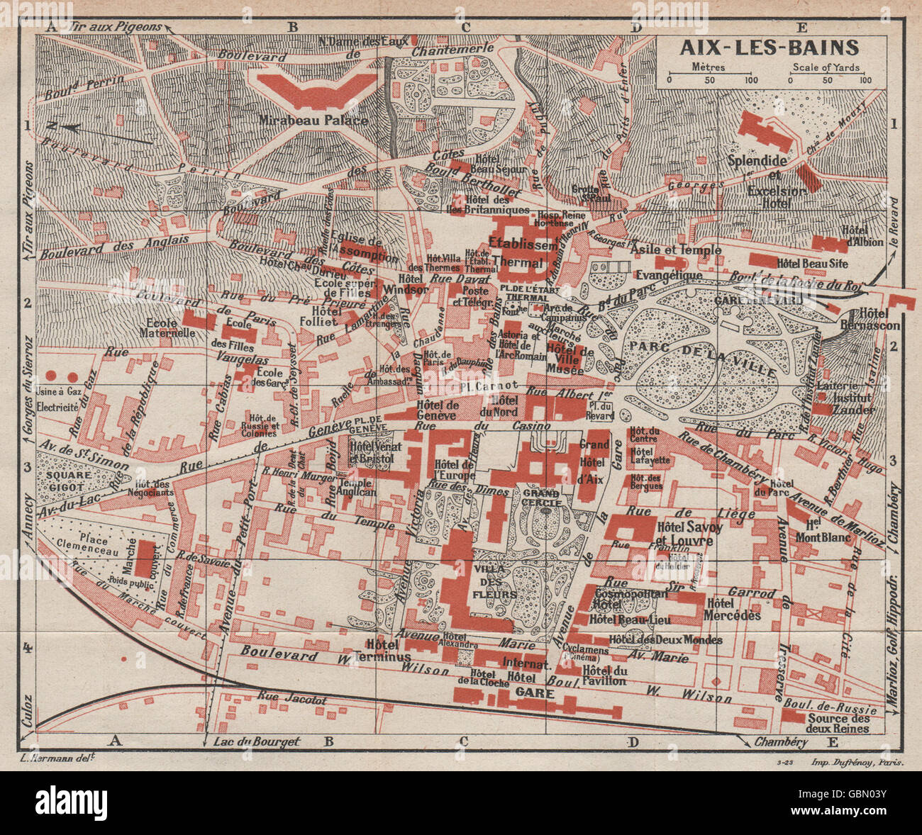 The french city of aix les bains hires stock photography and images Alamy