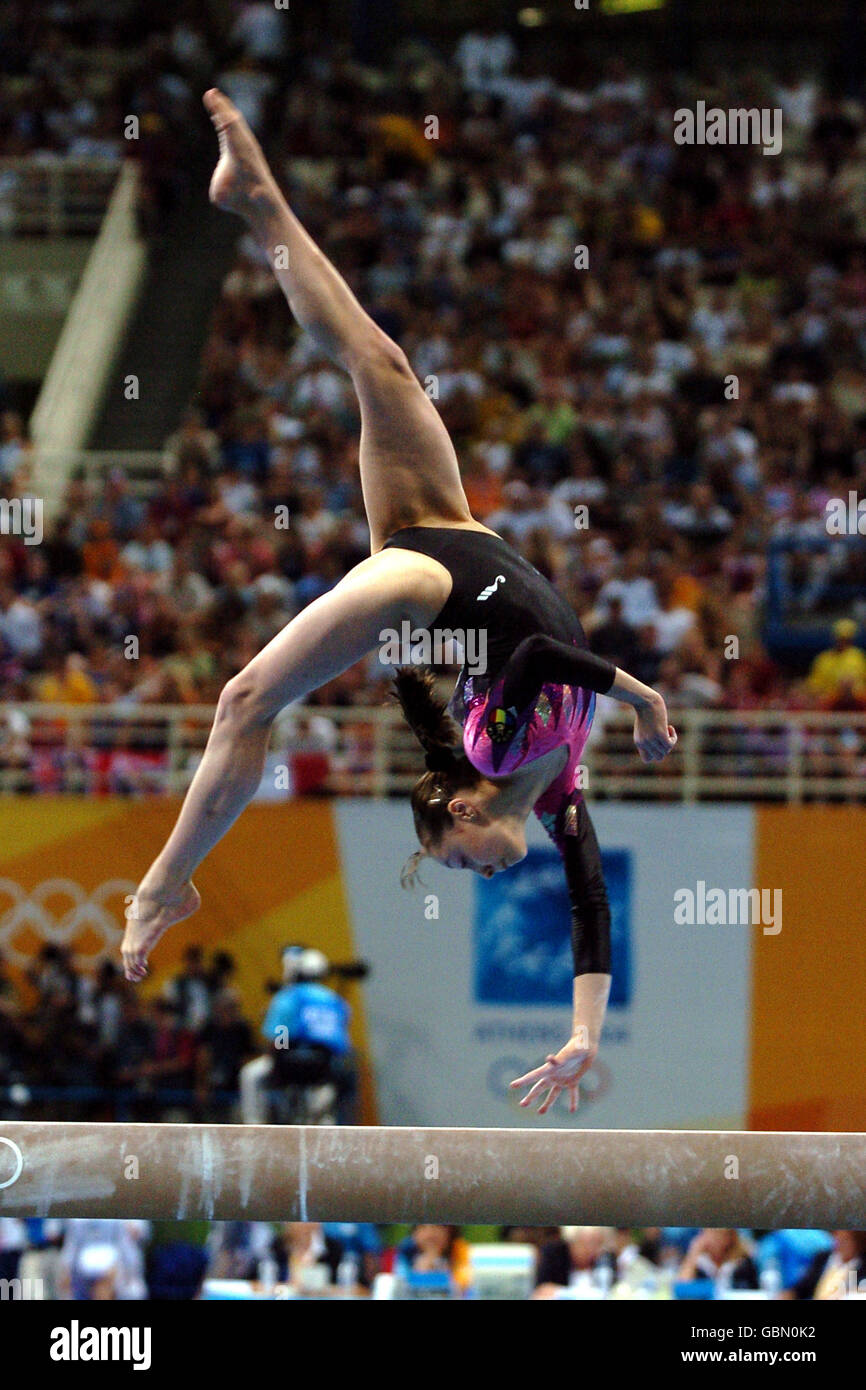 Gymnastics olympic games 2004 individual hires stock photography and