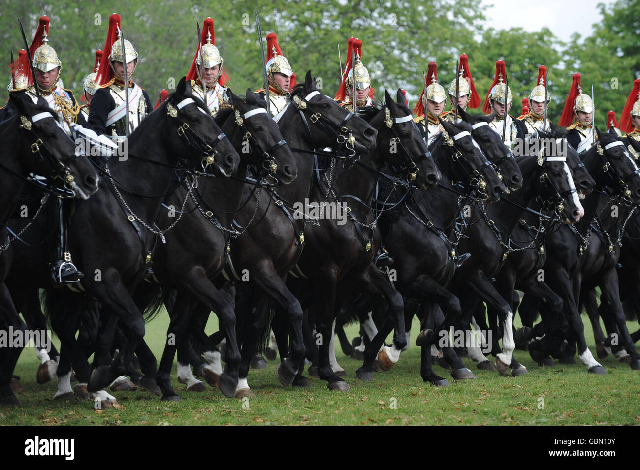 Household Cavalry Review Stock Photo Alamy