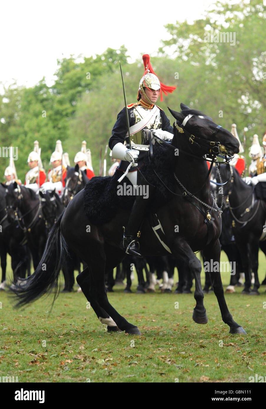 Household Cavalry Review Stock Photo Alamy