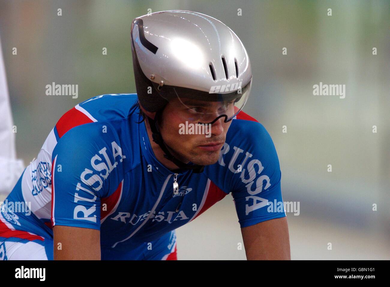 Cycling - Athens Olympic Games 2004 - Men's Individual Pursuit - Qualifying - Heat Five Stock Photo