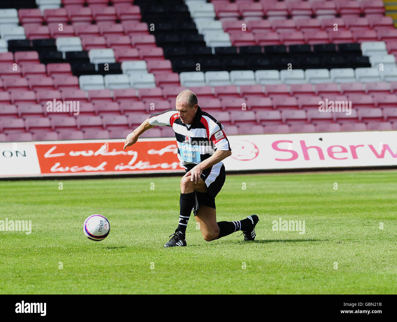 Soccer - Friendly Match - Darlington v All Stars - Northern Echo Arena Stock Photo