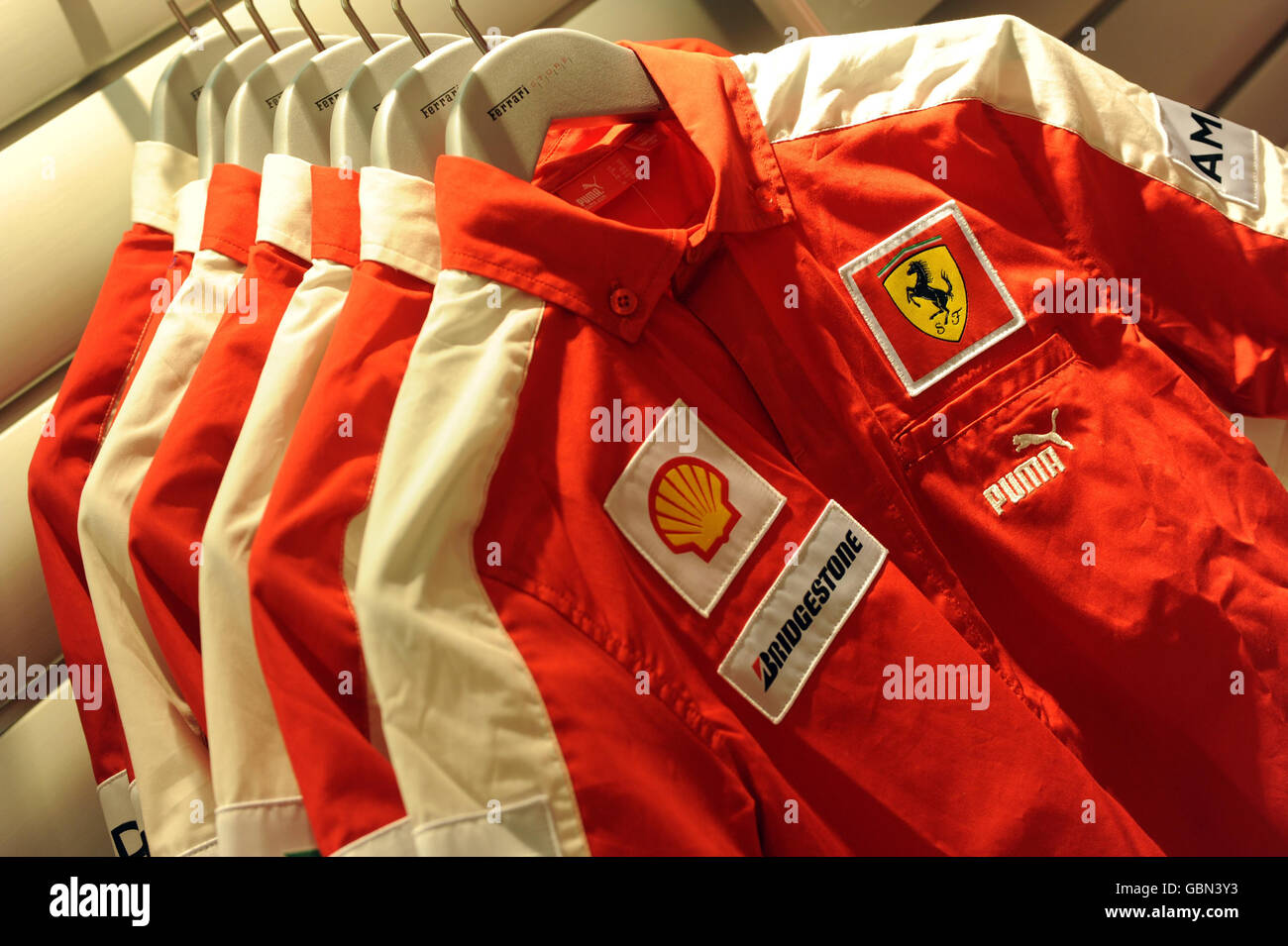 Ferrari Store Launch - London Stock Photo