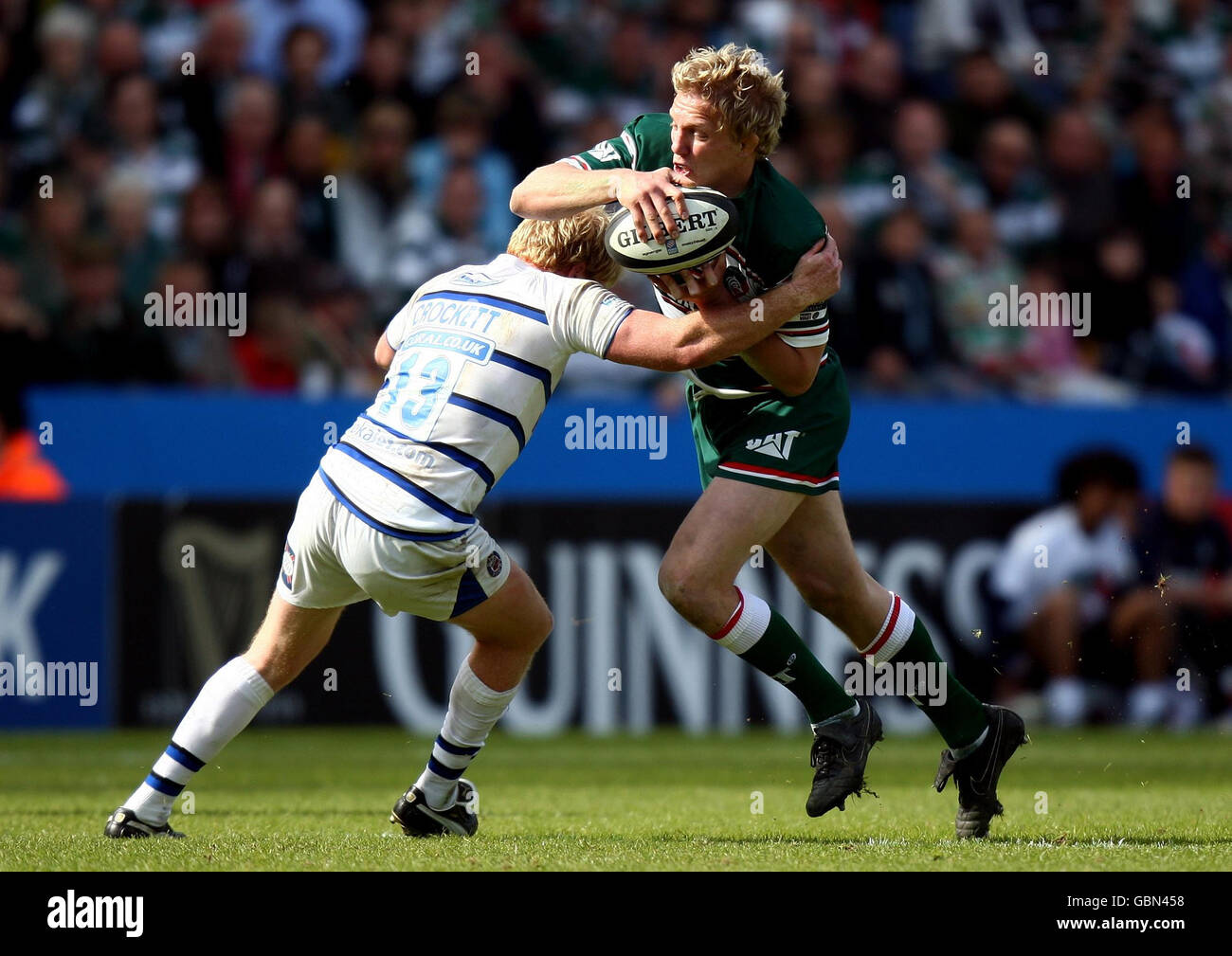 Rugby Union - Heineken Cup - Quarter final - Leicester Tigers v Bath Rugby - The Walkers Stadium Stock Photo