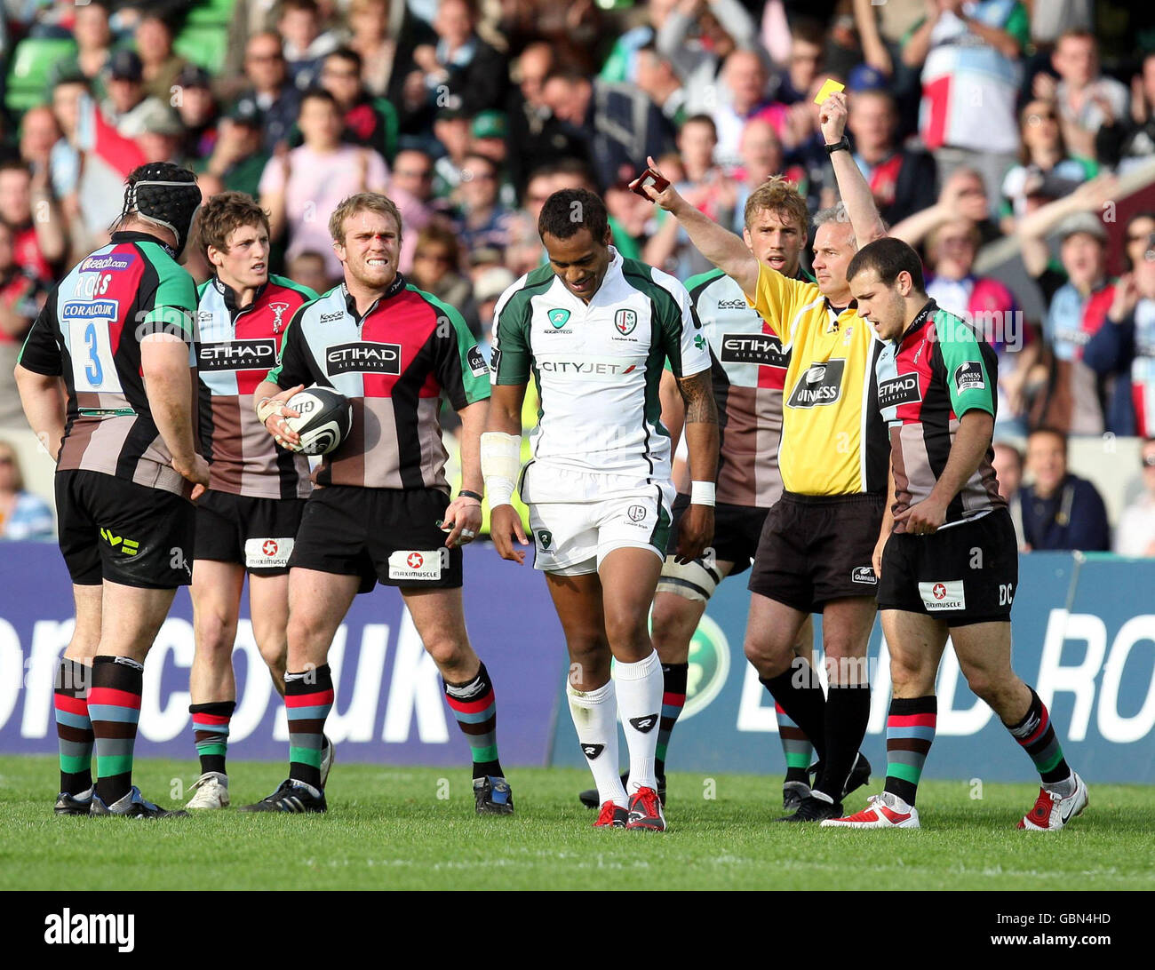 London Irish' Matt Williams during the Gallagher Premiership match at  Twickenham Stoop, London Stock Photo - Alamy