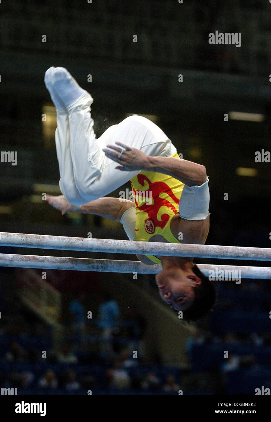 Gymnastics athens olympic games 2004 gymnastics mens team final hires
