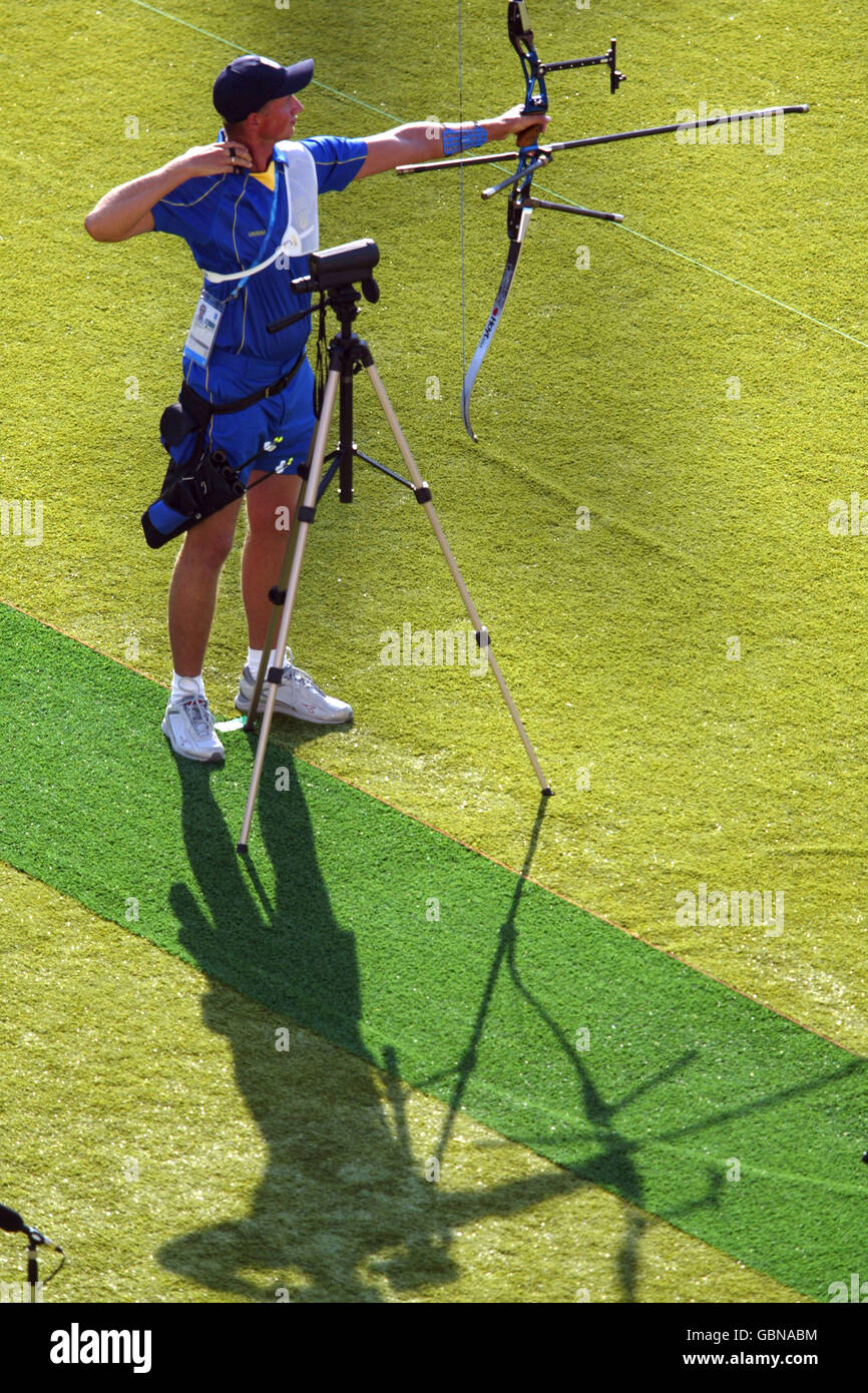 Archery Athens Olympic Games 2004 Men's Individual Stock Photo Alamy
