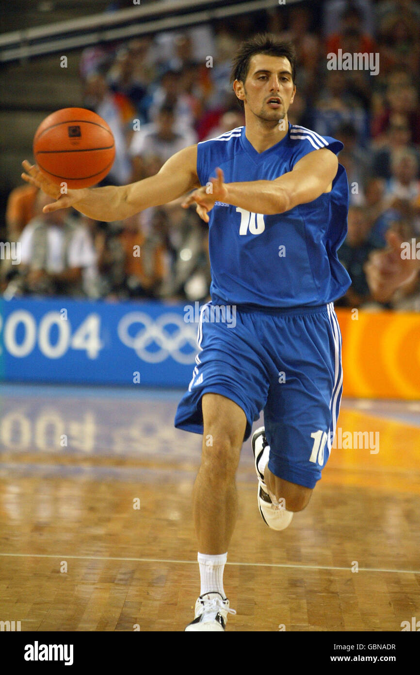Basketball olympic games 2004 mens preliminary round group usa greece