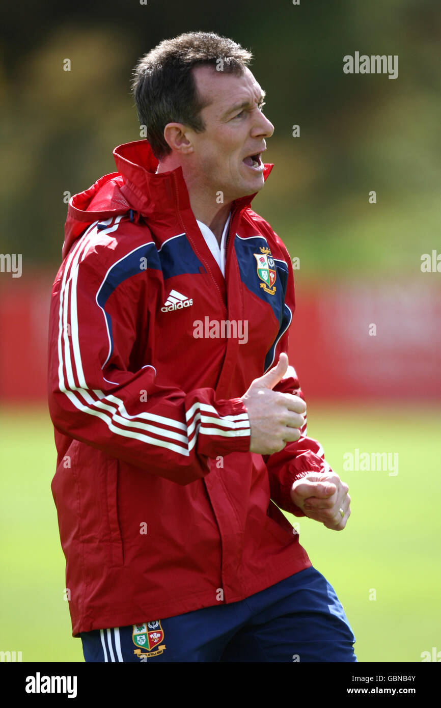 Rugby Union - British and Irish Lions Training Session - Penny Hill Park. Rob Howley, British and Irish Lions coach Stock Photo