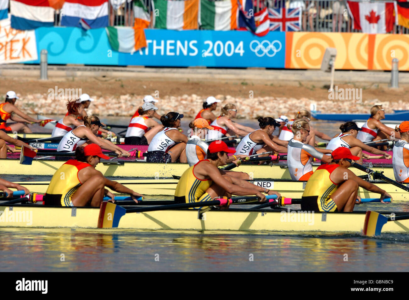 Rowing - Athens Olympic Games 2004 - Women's Eight - Final Stock Photo ...