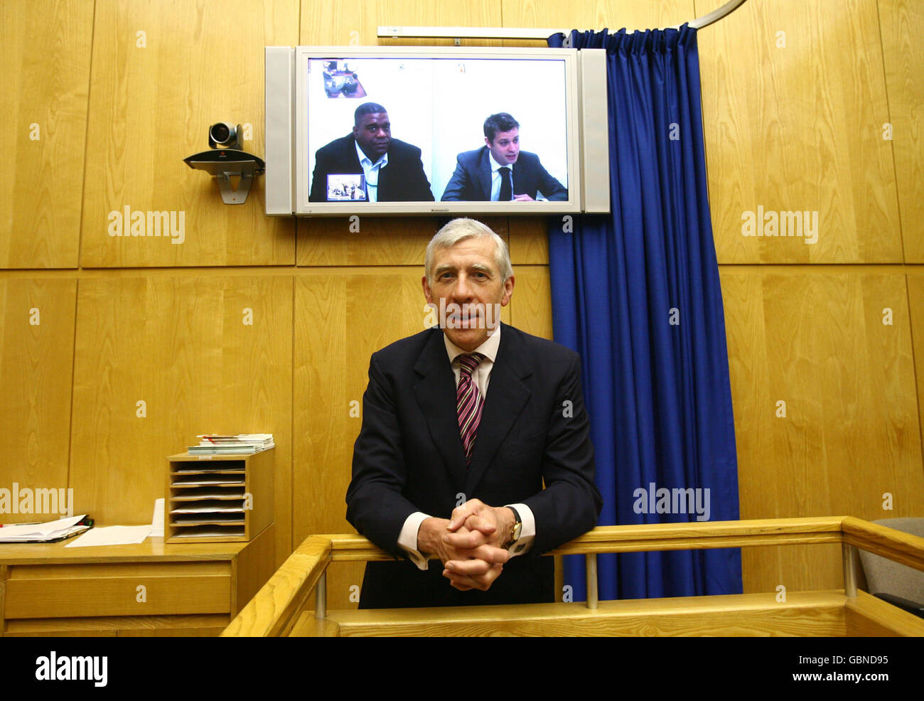 Live video link court hires stock photography and images Alamy