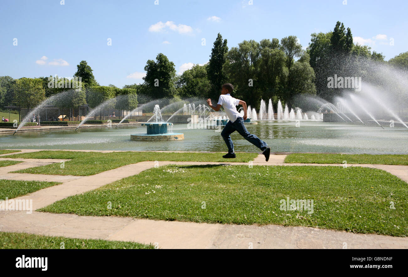 UK hot weather Stock Photo Alamy