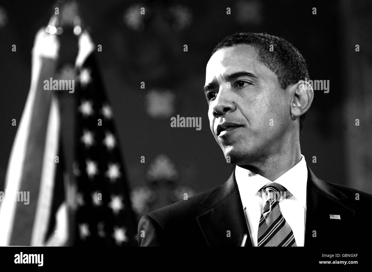 President obama Black and White Stock Photos & Images - Alamy