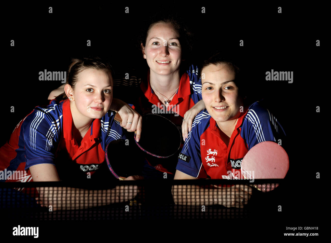 Parker kelly sibley during the india table tennis tour hires stock