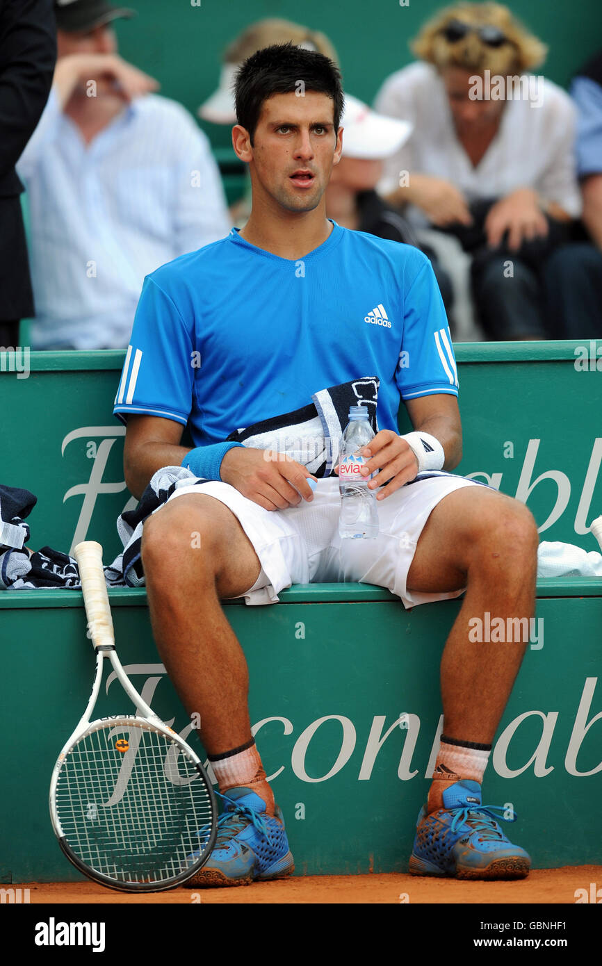 Novak djokovic in action hi res stock photography and images Alamy