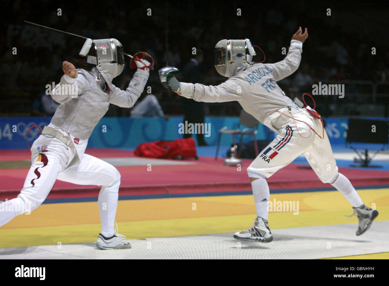 Fencing - Athens Olympic Games 2004 - Women's Individual Sabre Stock ...