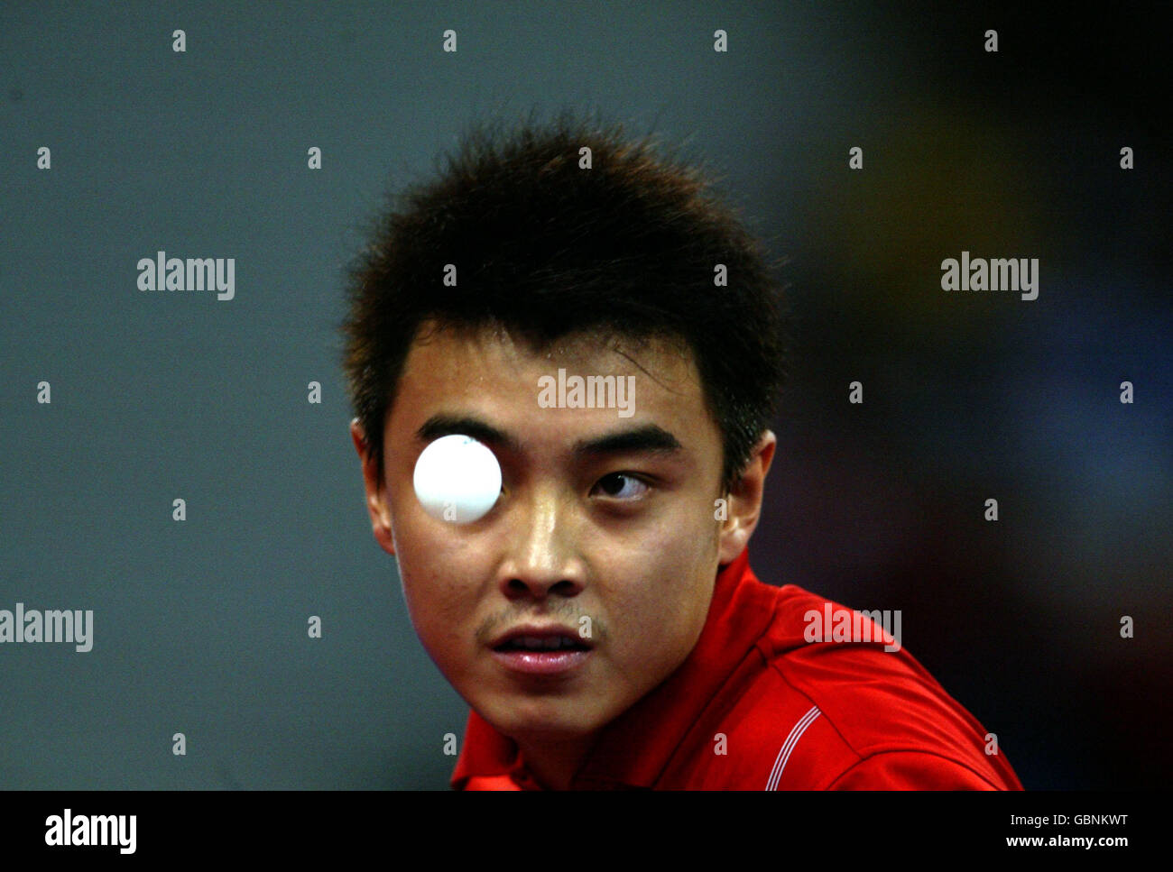 Table Tennis Athens Olympic Games 2004 Men's Singles Final Stock