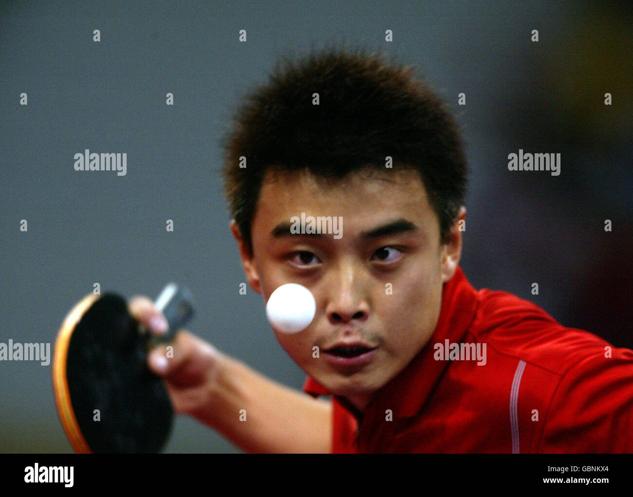 Table Tennis Athens Olympic Games 2004 Men's Singles Final Stock