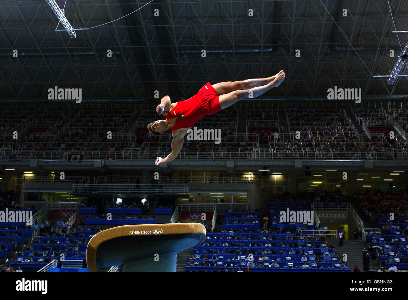 Gymnastics - Athens Olympic Games 2004 - Apparatus Finals Stock Photo