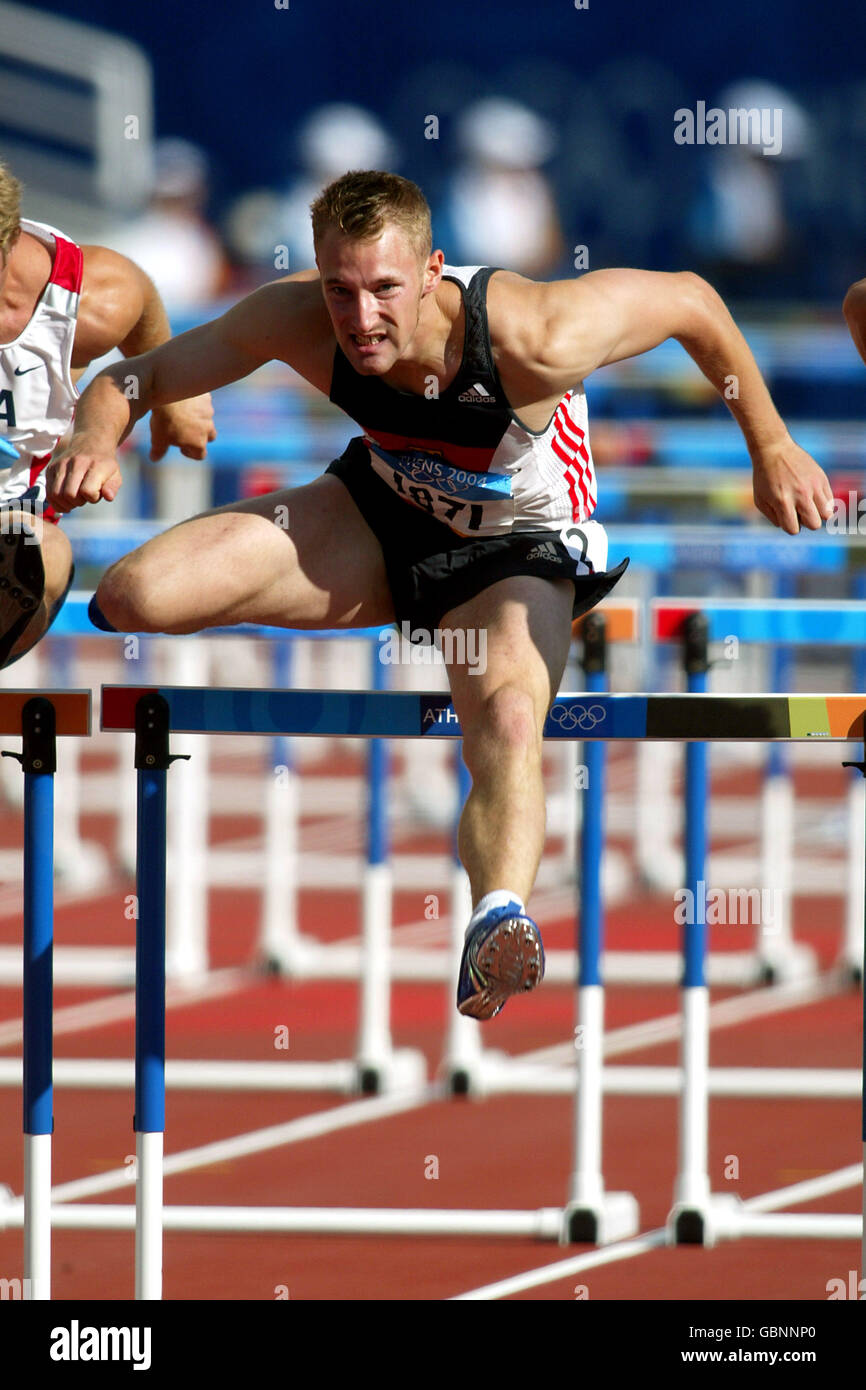 Athletics Athens Olympic Games 2004 Men's Decathlon 110m Hurdles
