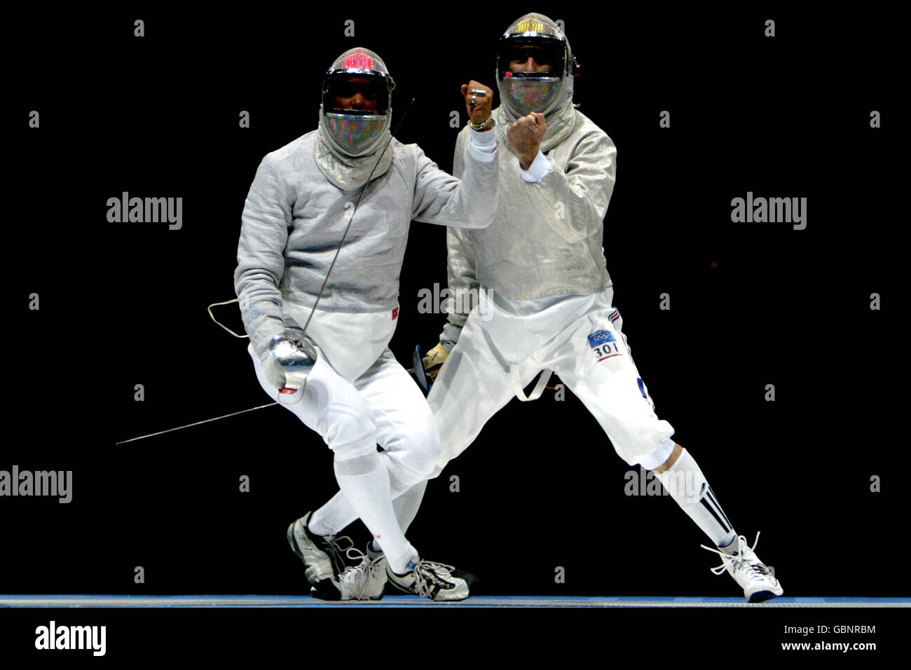 Fencing Athens Olympic Games 2004 Men's Team Sabre Final Italy