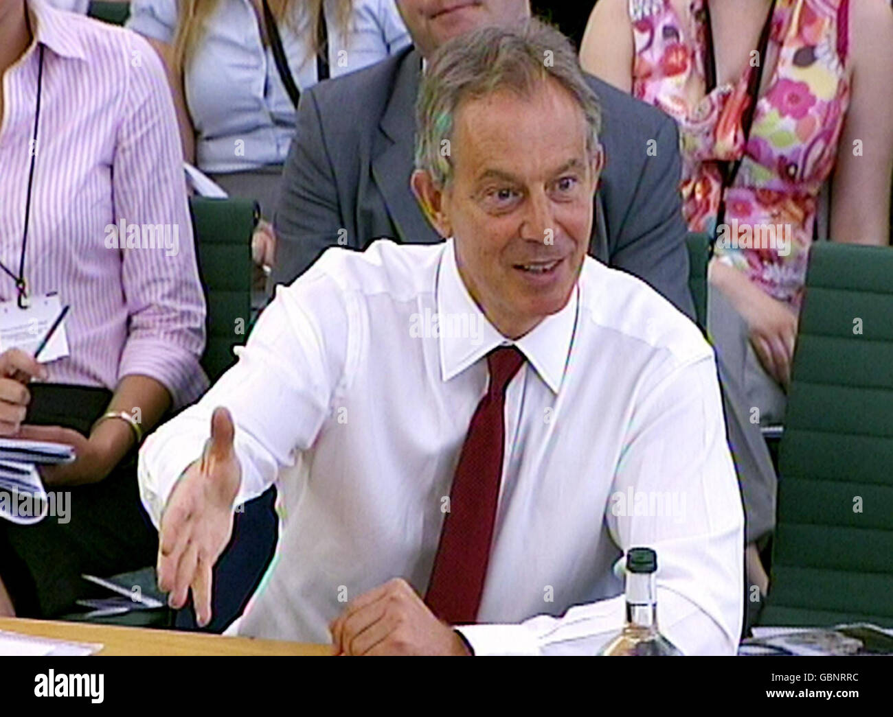 Blair at the foreign affairs committee hi-res stock photography and