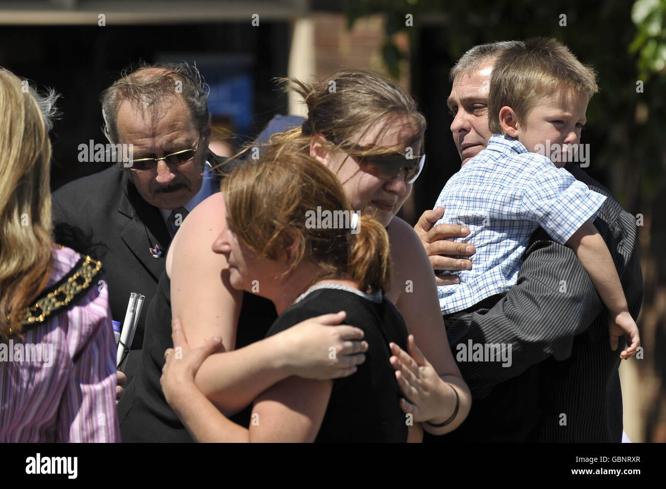 Mourners line the streets of Wootton Bassett as the body Lance Corporal
