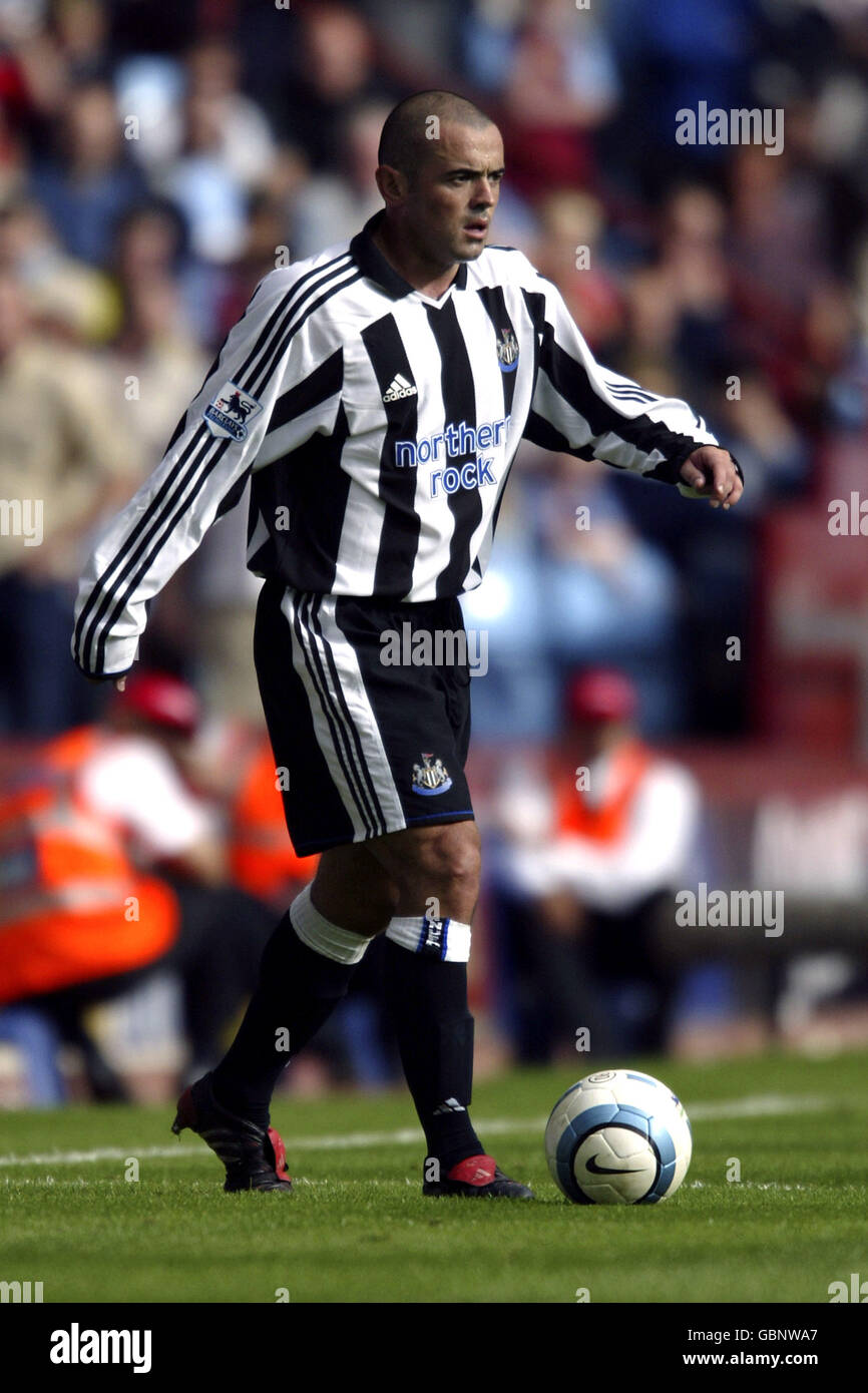 Soccer FA Barclays Premiership Aston Villa v Newcastle United Stock Photo Alamy