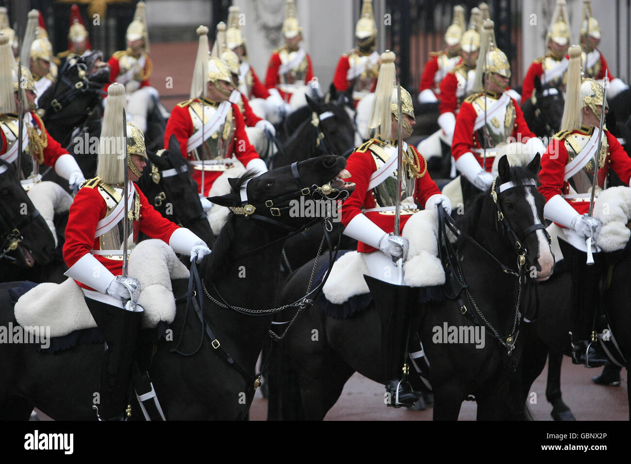 Trooping the Colour rehearsals. The Trooping the Colour rehearsal