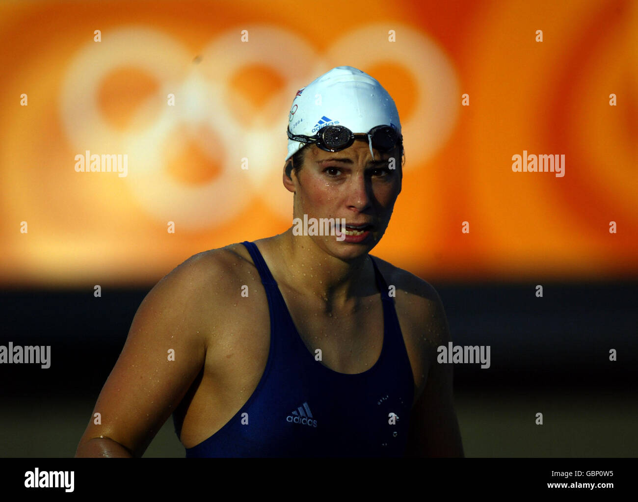 Swimming - Athens Olympic Games 2004 - Women's 4x100m Medley Relay - Final Stock Photo