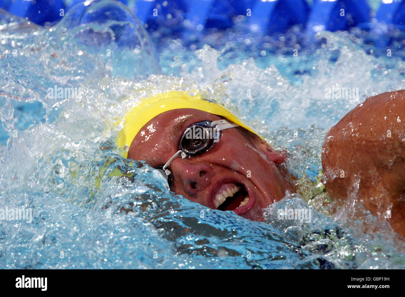 Australias grant stevens in the mens 1500m freestyle final hires stock