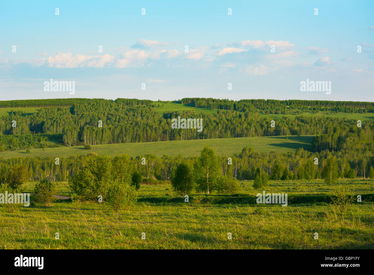 Beautiful landscape hills sky hi-res stock photography and images - Alamy