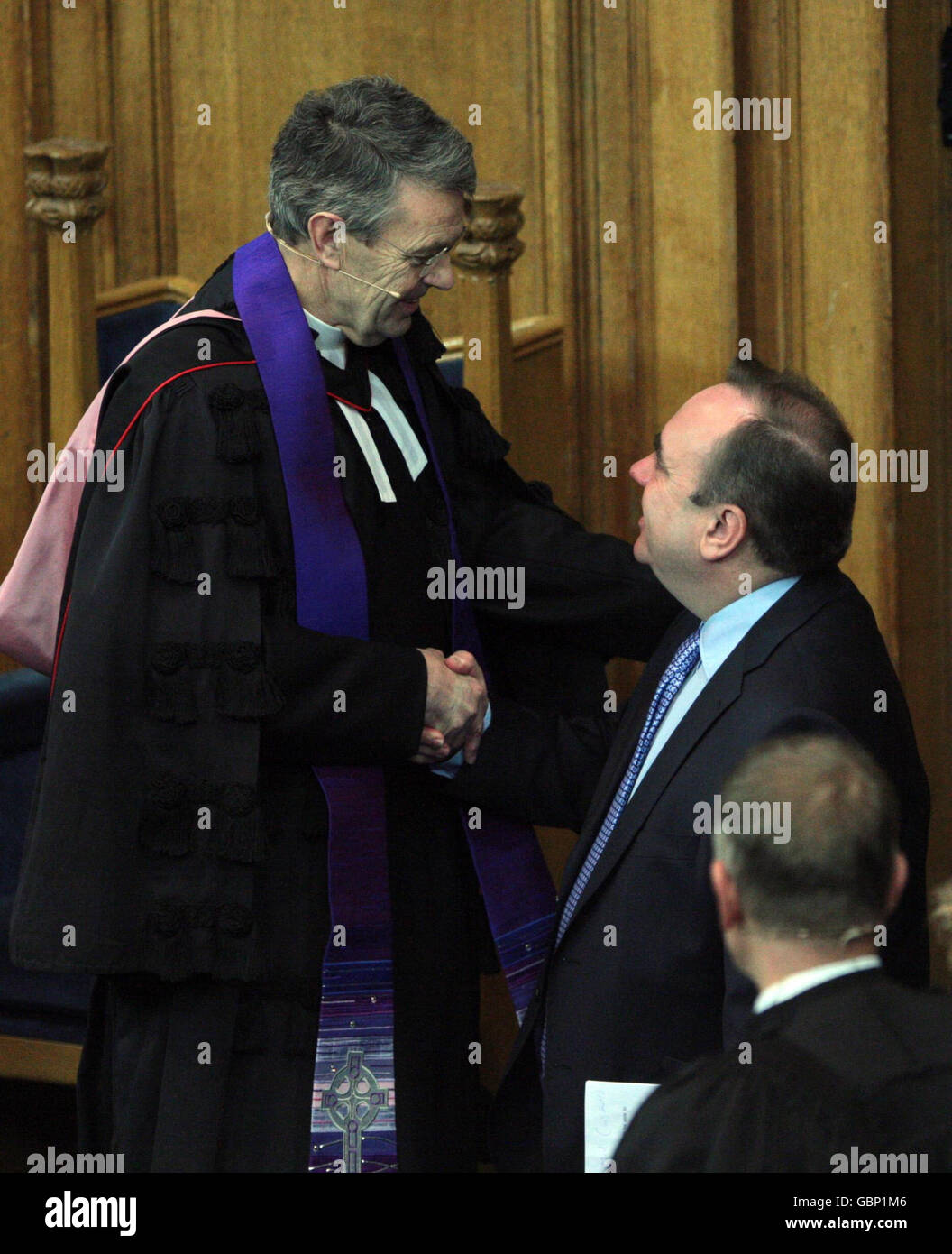 Alex Salmond delivers key-note speech Stock Photo - Alamy