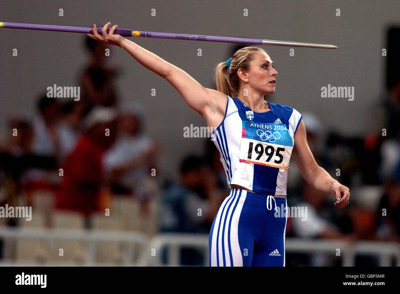 Athletics Athens Olympic Games 2004 Women's Javelin Throw Final