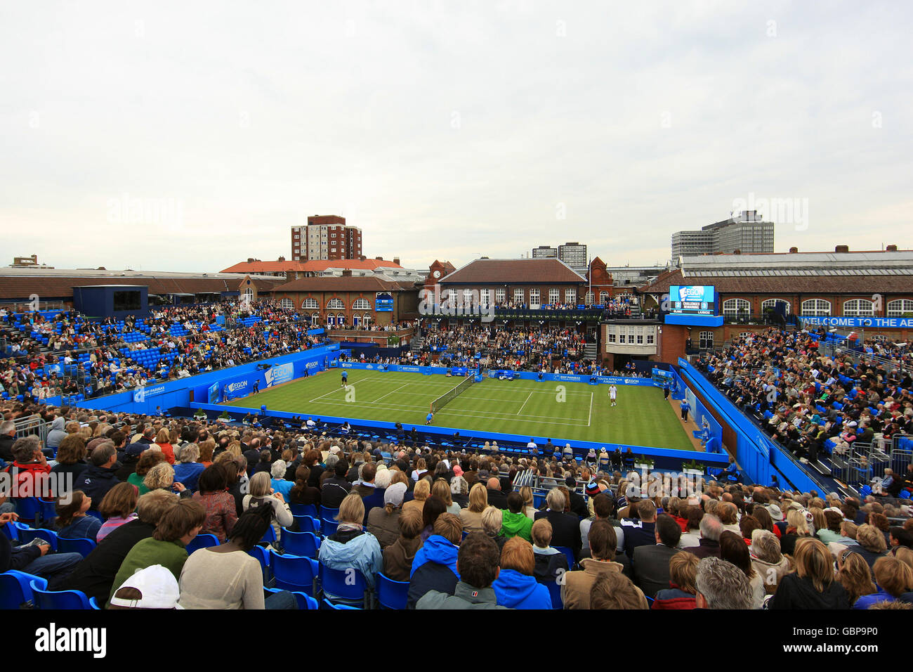 General view centre court queens club hires stock photography and
