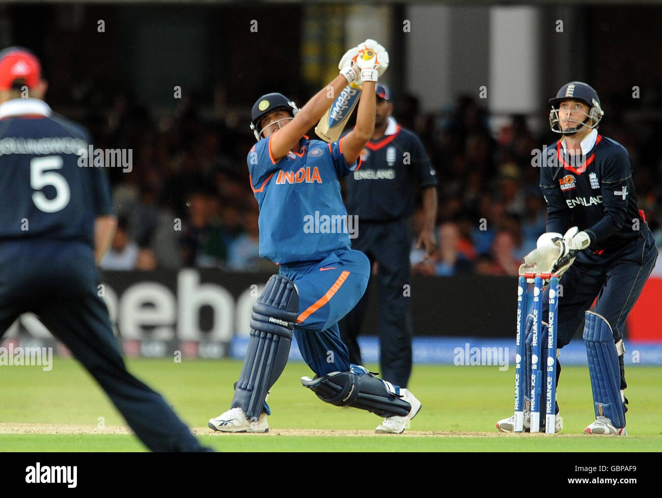 Cricket - ICC World Twenty20 Cup 2009 - Super Eights - Group E - India v England - Lord's Stock Photo