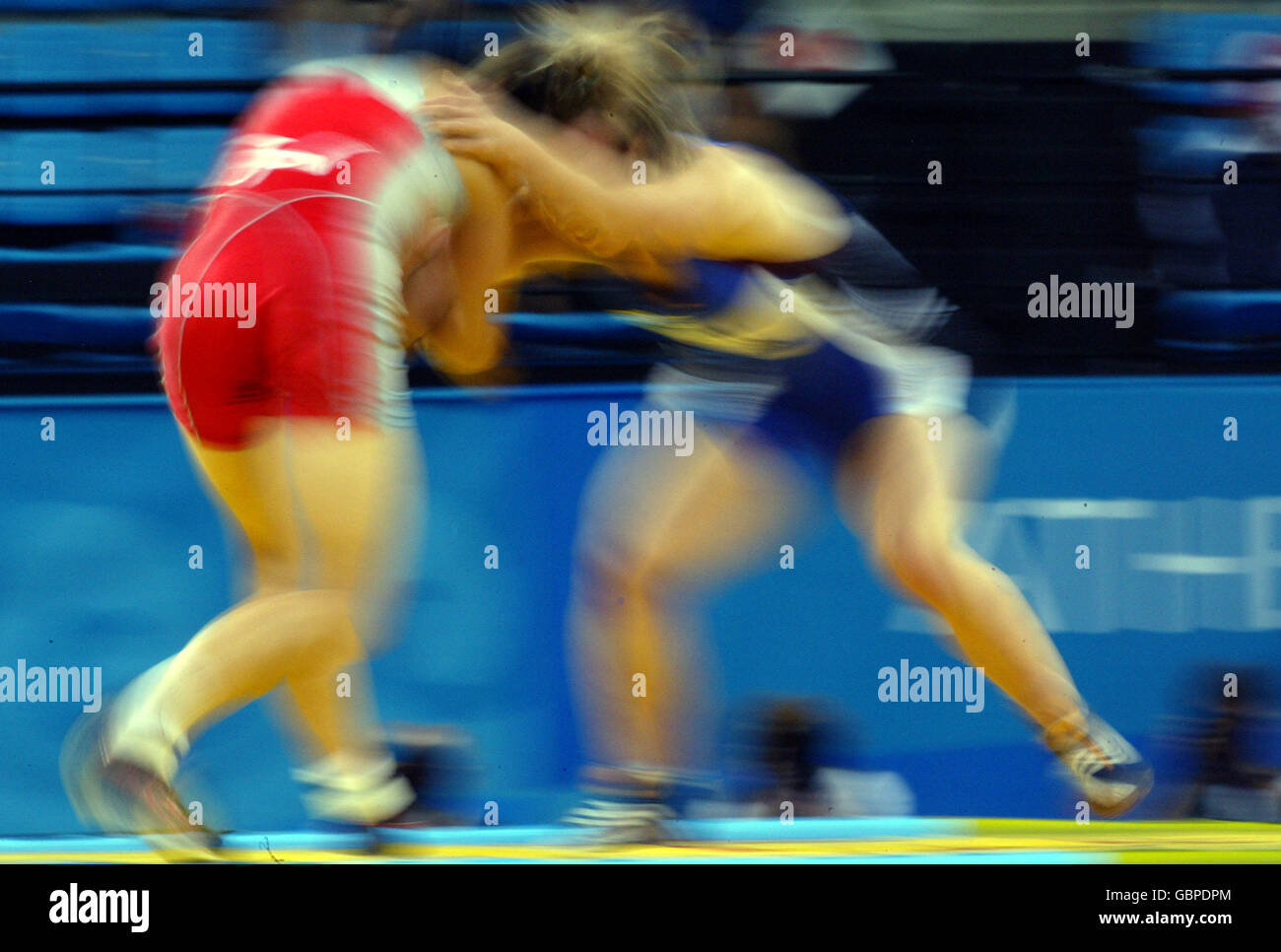 Wrestling Athens Olympic Games 2004 Women's 48KG Final Stock